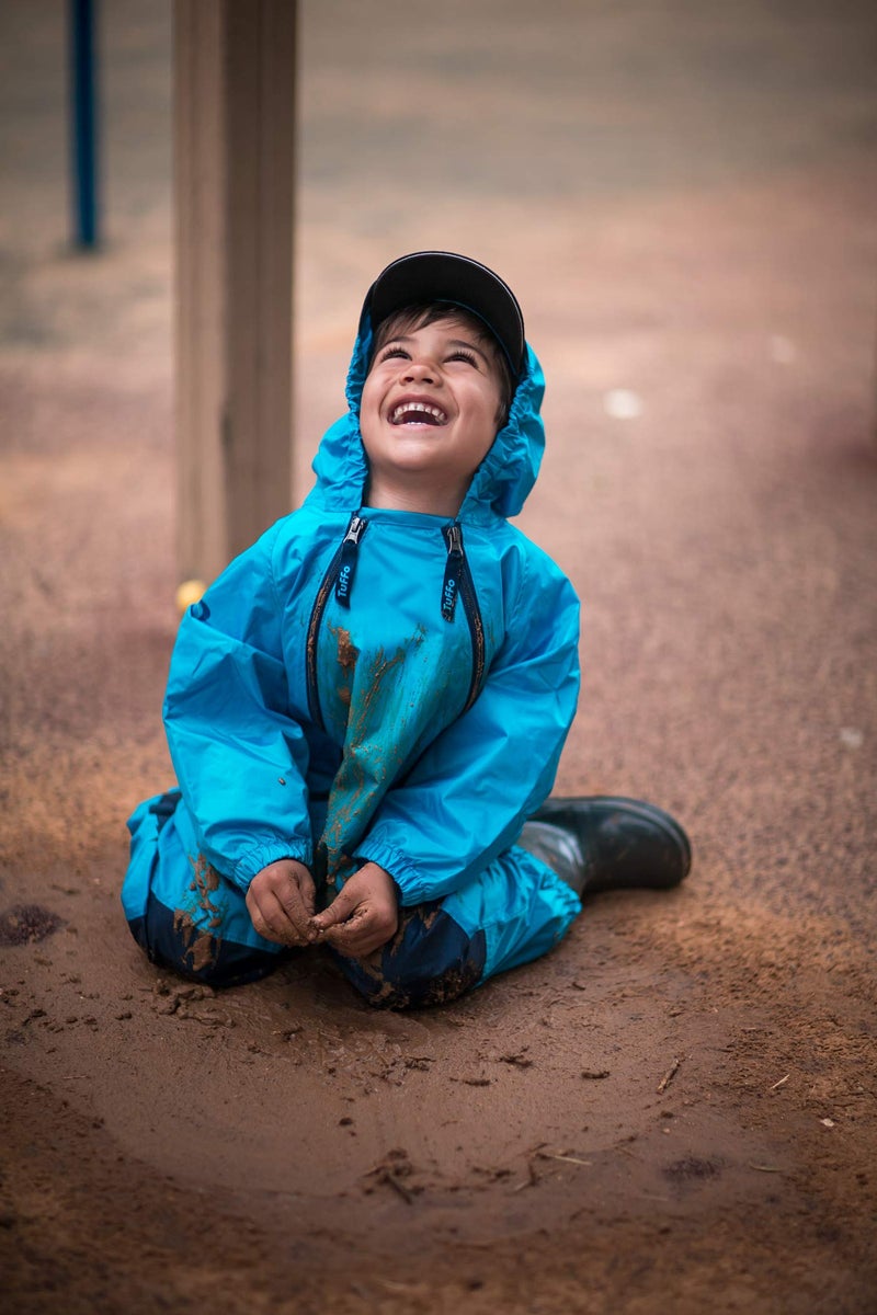 Tuffo Unisex Baby Muddy Buddy Coverall, Blue, 18 Months - Image 3